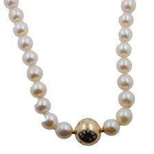Perlen collier 750 gold kt - perlen,