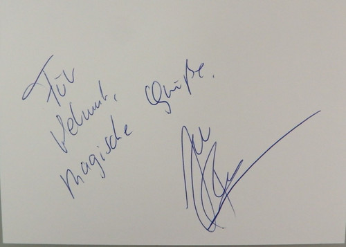 Autogramm deutscher magier - autogramm, magier-