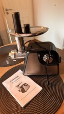 Elektrischer Fleischwolf Juissiart 500 W mit Spritzgebäck Zubehör - Gebraucht