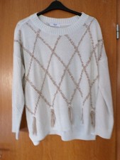 Wunderschöner Pullover von MAITE KELLY, Gr. 44/46, offwhite