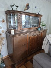 Vitrinenschrank Im Antiken Stil, Holz