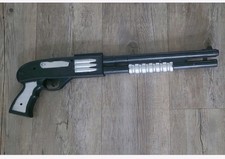 Spielzeug Gewehr Schwarz Kinder Kostüm Zubehör Waffe Soldat Militär Polizist etc