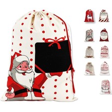 Festlicher weihnachtsmann sack - weihnachtsmann,