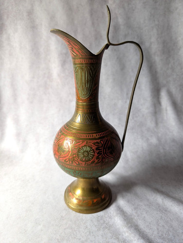 Messing vase karaffe - messing,