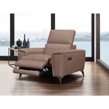 Sessel Theron, elektrische Relaxfunktion, USB-Anschluss Schlamm