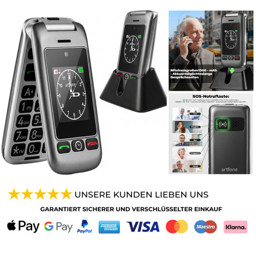 Artfone seniorenhandy - g6, 4g