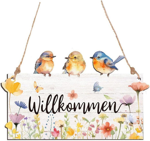 Türschild willkommen - türschild,