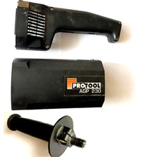 Protool AGP 230 Winkelschleifer Gehäuse mit Kohlehalter und Griff