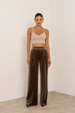 Weite Damen Hose aus Samt