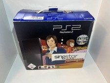 Sony PS2 Playstation 2 Slim Konsole OVP Singstar Schlager+ Zubehörpaket 