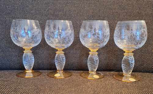 4er set weingläser teils - weingläser,