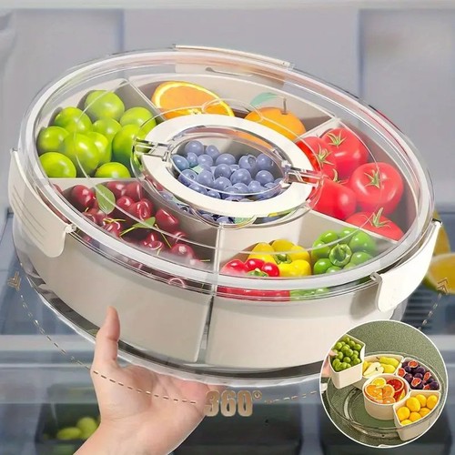 Drehbare geteilte snackbox - geteilte,