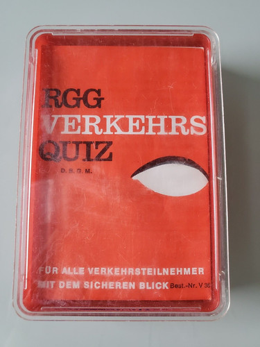 Kartenspiel rgg verkehrs quiz - kartenspiel, verkehrs-quiz