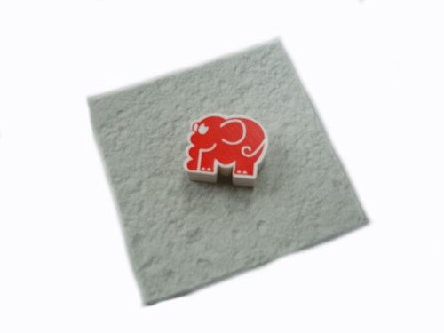 Motivperle elefant rot - elefant, nr