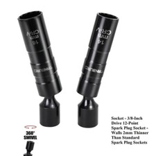 Zündkerzenschlüssel 14 16 mm magnetisch Zündkerzen Glühkerzen 3/8 Gelenk Einsatz