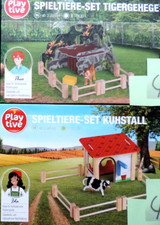 2 x Holz Spielset Bauernhof