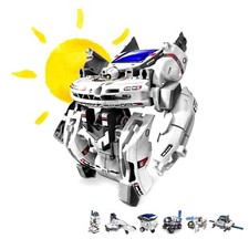 7 in 1 Roboter Konstruktions-Bausatz Set mit Solar, Droide, Baukasten, Baustein