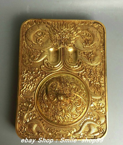 Qianlong marked bronze 24k - 8",