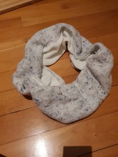 TCM Schlauch Schal Grau Weiß