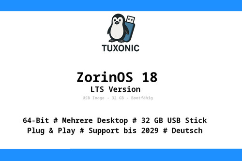 Zorin core usb stick - os, 18