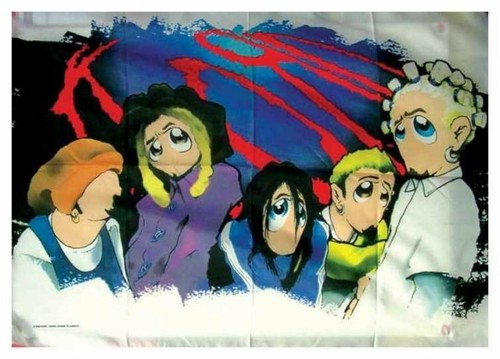 Korn cartoon band - korn,