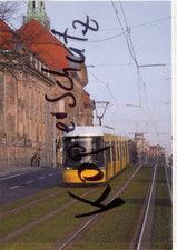 Postkarte :  BERLIN  - Straßenbahn BR F8Z  in der Invalidenstraße Januar 2015