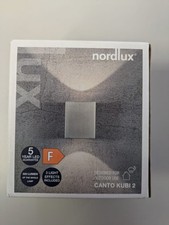 Nordlux Canto Kubi 2 LED Außenwandleuchte – Edelstahl – IP44 – 11 W – 3000K
