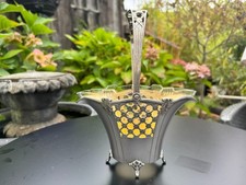 WMF Silberteller Fußkorb Netzschwenkgriff, Glaseinsatz 1903-1910