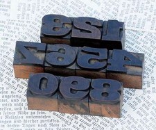 0-9 Zahlen Holzzahlen 18mm