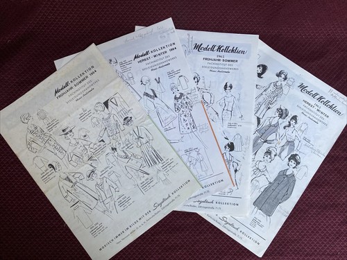 Modezeichnungen - 4x,