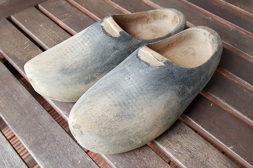 Antike holzschuhe - holzschuhe, (klompen)