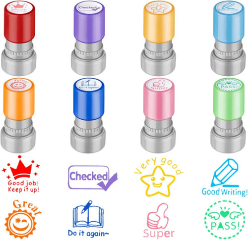 8pcs lehrer stempel - 8pcs,