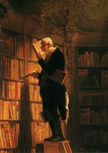Kunstkarte carl spitzweg der - kunstkarte, "der