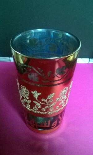Design glas teeglas gold - glas,