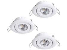 SALICETO MINI-PUCK 1 rundes LED-Einbauleuchten-Set, 4,2 W, 7,7 x 2,3 cm - A