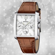 Festina Herrenuhr Leder braun