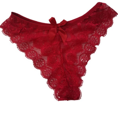 Damen spitze transparent tanga - spitze,