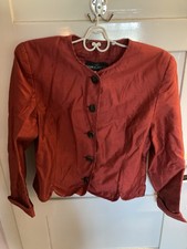 Vintage Trachten Jacke 36 Weinrot Festlich Elegant 