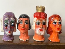 4 alte Puppenköpfe Köpfe