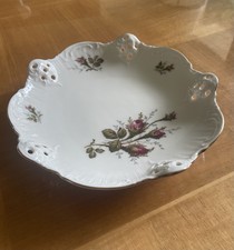 Classic Rose Rosenthal Moosrose Teller mit goldrand v. ca. 19cm Durchmesser