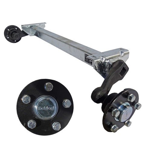 Schlegl 750kg anhänger - anhänger, achse