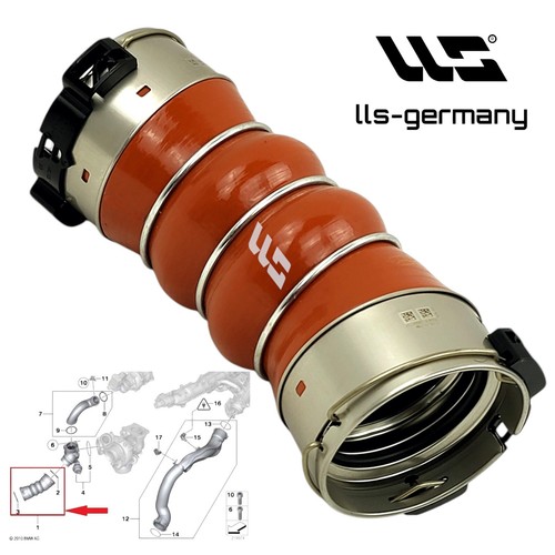 Ladeluftschlauch für bmw 5er - ladeluftschlauch,
