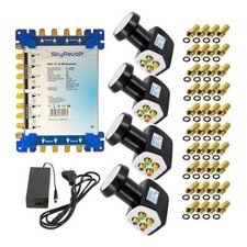 SkyRevolt Multischalter 17/8 Multiswitch SAT Verteiler LNB Quattro LNC LMB HD 4K