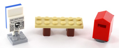Lego city briefkasten - city,