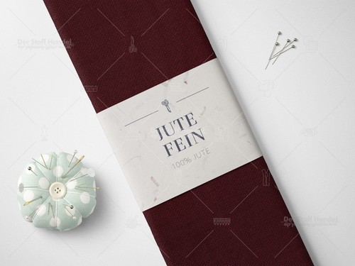 Jute stoff fein gewebt - jute,