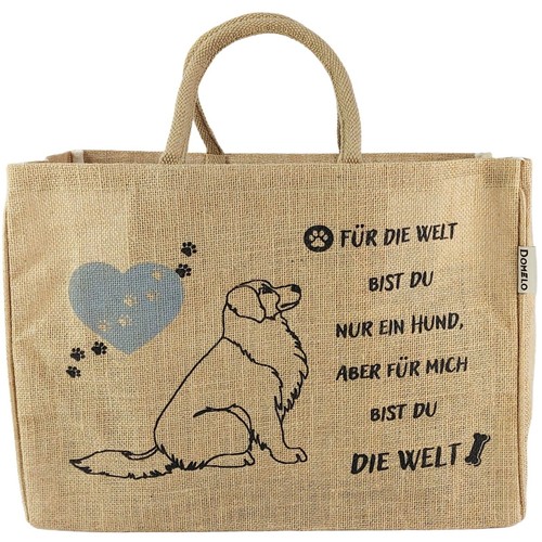 Jute einkaufstasche groß - einkaufstasche,,
