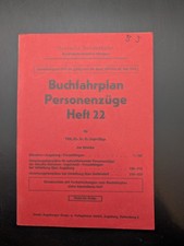 Buch Buchfahrplan Heft 22 Deutsche Bundesbahn 1973 BD München 
