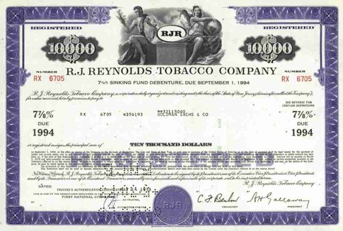 Reynolds tobacco 1973 - tobacco,
