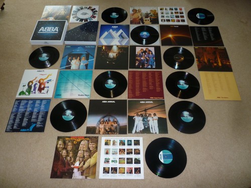 Abba vinyl album - set, 10x