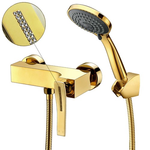 Duscharmatur gold bad - duscharmatur,